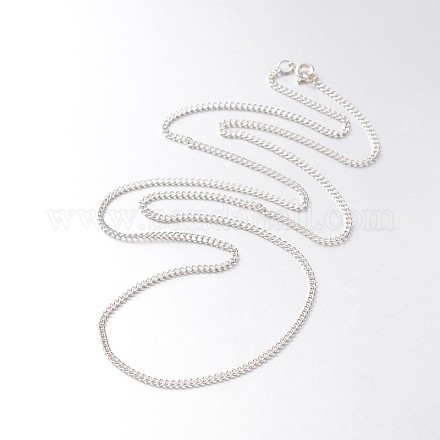 Iron Curb Chain Necklaces NJEW-JN01045-1