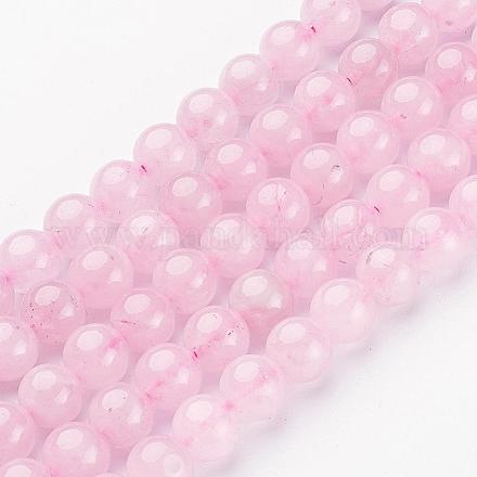 Chapelets de perles en quartz rose naturel GSR034-1