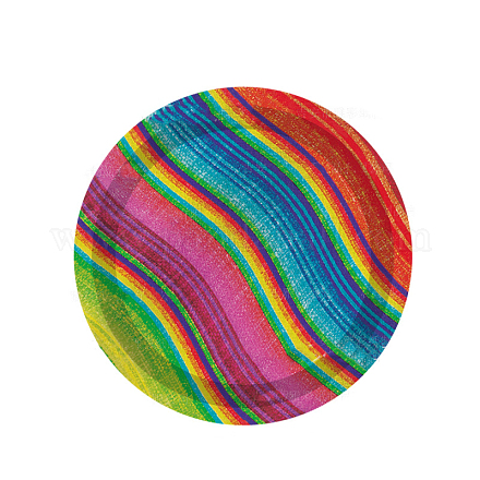Plato de papel arcoiris GUQI-PW0001-205A-1
