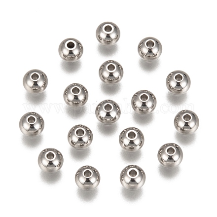 Perles en acier inoxydable X-STAS-R033-6mm-1