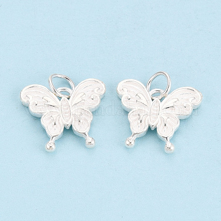 925 dije de mariposa de plata de ley.&nbsp;STER-T009-01S-1
