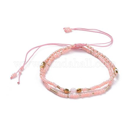 Bracelets de perles tressées BJEW-JB04543-03-1