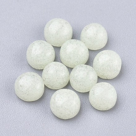 Synthetic Luminous Stone Cabochons G-P393-R63-4MM-1