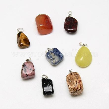 Natural & Synthetic Mixed Stone Pendants G-Q469-05-1