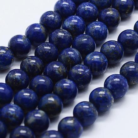 Filo di Perle lapis lazuli naturali  G-E465-8mm-01-1