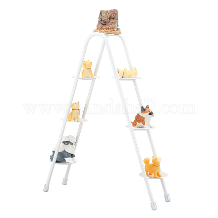Soportes de exhibición de figuras de acción de escalera de hierro ODIS-WH0025-94B-1