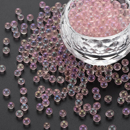 Fai da te 3 decorazione di arte del chiodo d mini perle di vetro MRMJ-N028-001B-B14-1