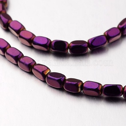 Electroplate Non-magnetic Synthetic Hematite Bead Strands G-F300-40B-04-1
