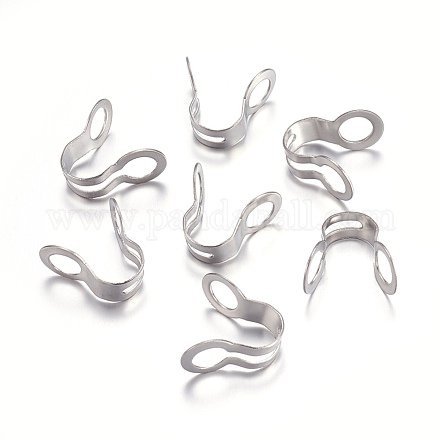 201 Stainless Steel Cable Clip STAS-O105-03P-4.5mm-1