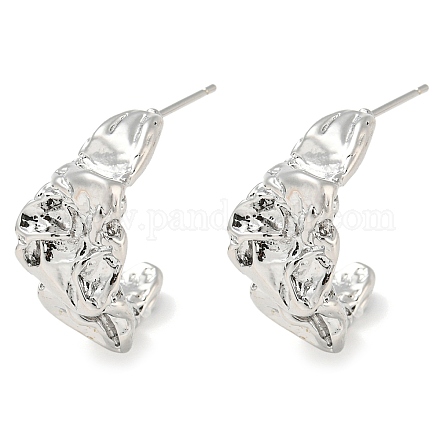 Brass Stud Earrings EJEW-K264-02P-1