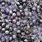 Mixed Style Glass Beads, Round, Dark Gray, 8~10mm