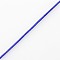 Elastic Round Jewelry Beading Cords Nylon Threads, Blue, 1.2mm, about 100yards/roll(300 feet/roll)