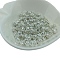 Brass Hollow Beads, Cadmium Free & Lead Free, Long-Lasting Plated, Round, Silver, 1/4 inch(6mm)