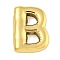 Ion Plating(IP) 304 Stainless Steel Pendants, Balloon Letter Charm, Golden, Letter B, 21.5x16x5mm, Hole: 2mm