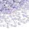 Pearlized ABS Plastic Imitation Pearl Beads, Butterfly, Two Tone, Lavender, 10x11x3mm, Hole: 1.6mm, about 3333pcs/500g