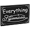 MDF Hanging Wall Decorations, Rectangle, Word, 130x200x15mm