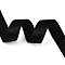 Polyester Satin Wired Ribbon, for Gift Packaging, Black, 3/8 inch(10mm), about 100.00 Yards(91.44m)/Roll