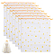 PE Plastic Drawstring Storage Bags, Rectangle, Flower, 34.5x29.5x0.2cm