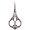 Stainless Steel Bird Scissors, Alloy Handle, Embroidery Scissors, Sewing Scissors, Silver, 12.6cm