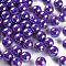 Opaque Acrylic Beads, AB Color Plated, Round, Medium Slate Blue, 8x7mm, Hole: 2mm, about 1745pcs/500g