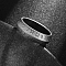 Viking Rune Stainless Steel Finger Rings for Men, Antique Silver, 7mm, Inner Diameter: 18.2mm