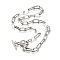 Non-Tarnish Unisex 304 Stainless Steel Paperclip Chain Necklaces, with Toggle Clasps, Stainless Steel Color, 17.71 inch(45cm)