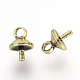 Tasse en laiton pendentif perle bails broches pendentifs KK-R071-10AG-2