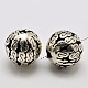 Vintage Jewelry Findings Thai Sterling Silver Hollow Beads STER-L008-46-1