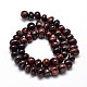 Dyed & Heated Natural Tiger Eye Nuggets Beads Strands G-J337-49B-2