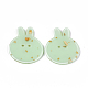 2-Hole Bunny Cellulose Acetate(Resin) Buttons X-BUTT-S023-09A-2