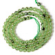 Cordes de perles de calcédoine naturelles G-T129-06-4mm-2