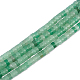 Nbeads 1 filo di perline di avventurina verde naturale G-NB0002-36-1