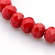 Bracelets de perles de verre rondelle stretch X-BJEW-F073-06-2