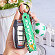 Fußball-Schlüsselanhänger Cooler Fußball-Schlüsselanhänger mit inspirierenden Zitaten Mini-Fußbälle Mannschaftssportarten Fußball-Schlüsselanhänger für Jungen Fußball-Party-Bevorzugungen Spielzeug-Dekorationen JX297A-4