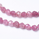 Chapelets de perles en tourmaline naturelle G-F568-161-3mm-3
