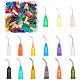 FINGERINSPIRE 120Pcs Blunt Tip Dispensing Needles Pre-Bent Needle Tips -15 Mixed Size 14G-34G for for Oil or Glue Applicator TOOL-BC0008-63-1