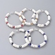 Bracelets de perles de perles heishi BJEW-JB04747-1