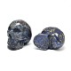 Perline cranio pirite naturale tinti G-I128-08-2