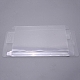 透明PVCボックスキャンディートリートギフトボックス  結婚披露宴のベビーシャワーの荷箱のため  長方形  透明  1.8x10.5x18cm CON-WH0076-82-2