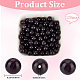 120 Stück natürliche runde Amethystperlen&nbsp;G-PA0001-16B-2