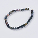 Natural Indian Agate Beads Strands G-G515-6mm-05-2