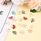 50шт стеклянные подвески PALLOY-FS00016-4