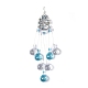Cristal lustre suncatchers prismes chakra pendentif suspendu AJEW-Q142-07-1