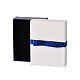 Rectangle Bowknot Ribbon Cardboard Jewelry Set Boxes with Velvet CBOX-N005-01-3