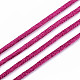 ポリエステル糸  赤ミディアム紫  2mm  約10 M /バンドル OCOR-S124-20-3
