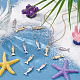 20 pièces 2 couleurs pendentifs en laiton&nbsp;KK-ME0003-46A-5