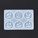 Moldes colgantes de silicona de calabaza de halloween DIY-E055-23-3
