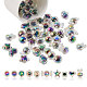 Chgcraft 60 pièces 10 styles de perles acryliques MACR-CA0001-39-1
