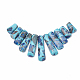 Chapelets de perles de pierres précieuses synthétiques G-S326-003B-1
