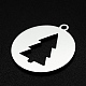 Noël 201 pendentifs en acier inoxydable STAS-R111-JA671-2